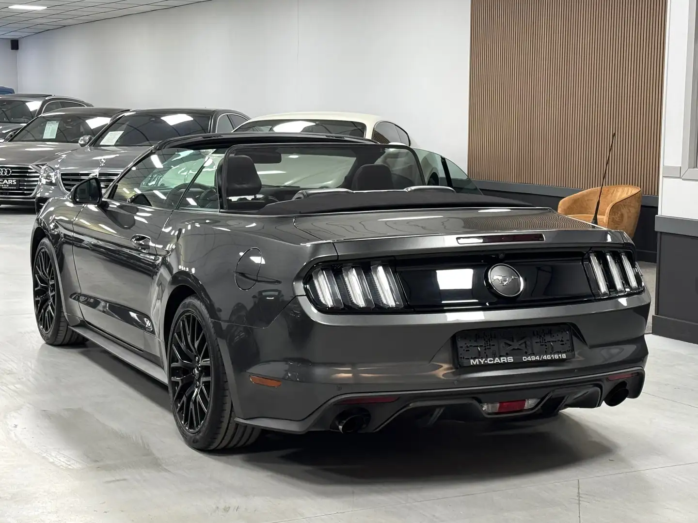 Ford Mustang Cabrio 2.3 Manuel Full Options Garantie 1An Gris - 2