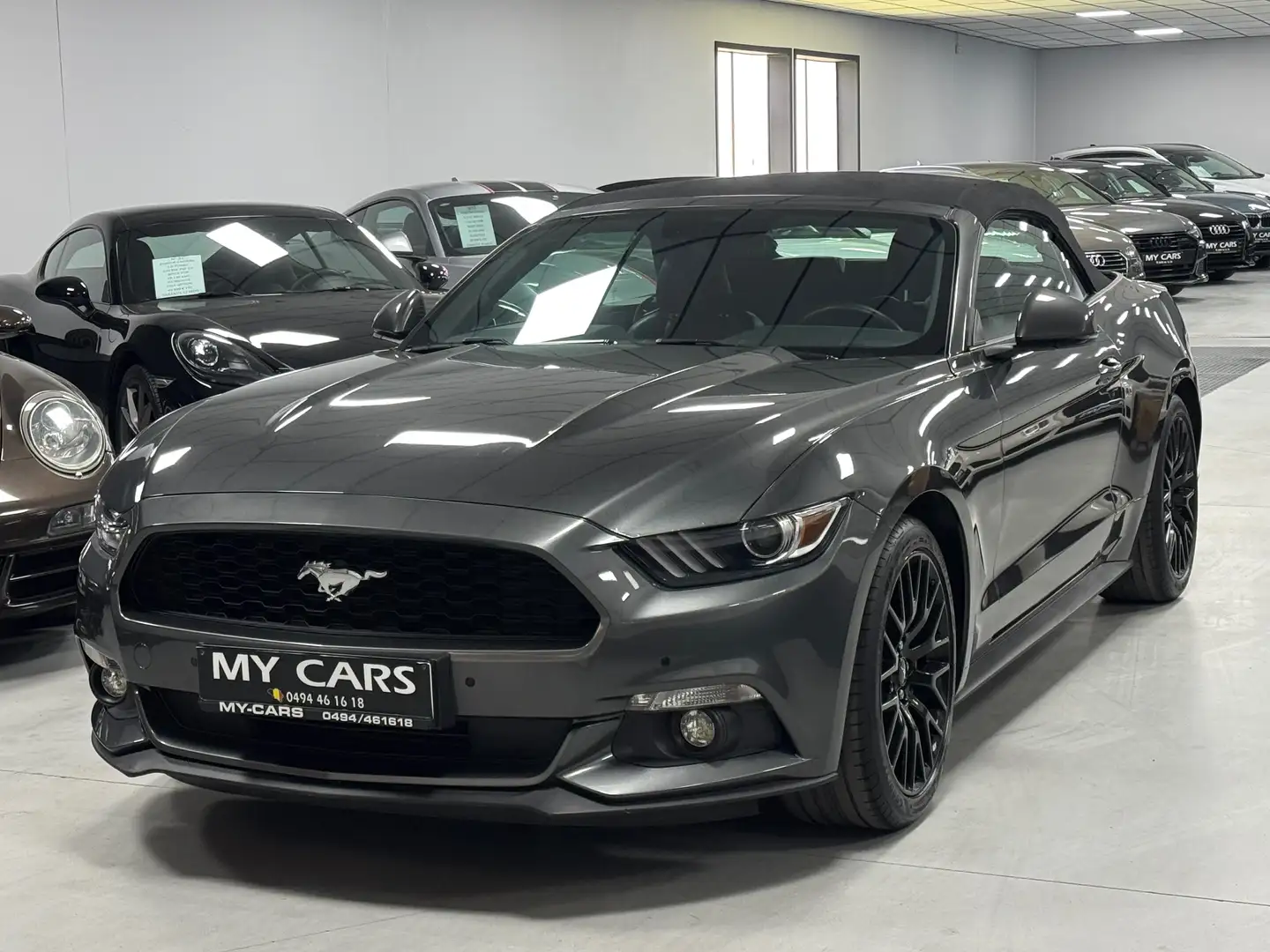 Ford Mustang Cabrio 2.3 Manuel Full Options Garantie 1An Gris - 1