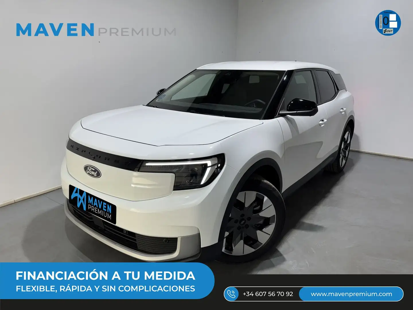 Ford Explorer RWD Rango Extendido Premium 77kWh Blanco - 1