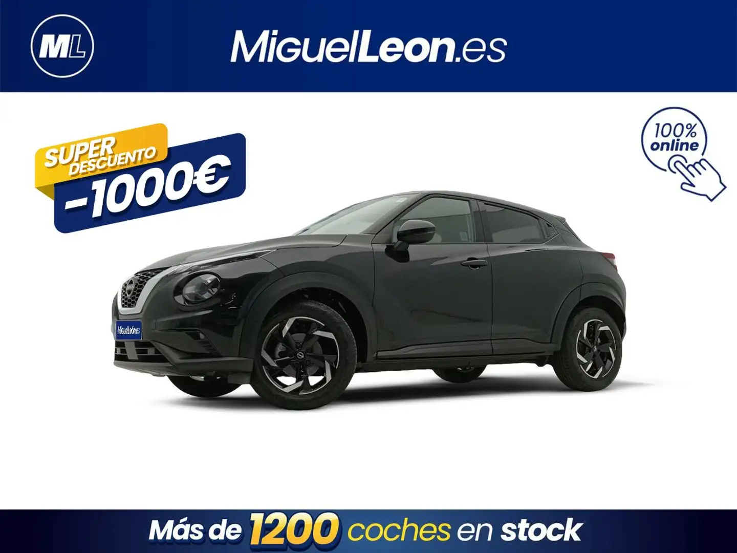 Nissan Juke DIG-T 84 kW (114 CV) 6M/T Acenta Negro - 1
