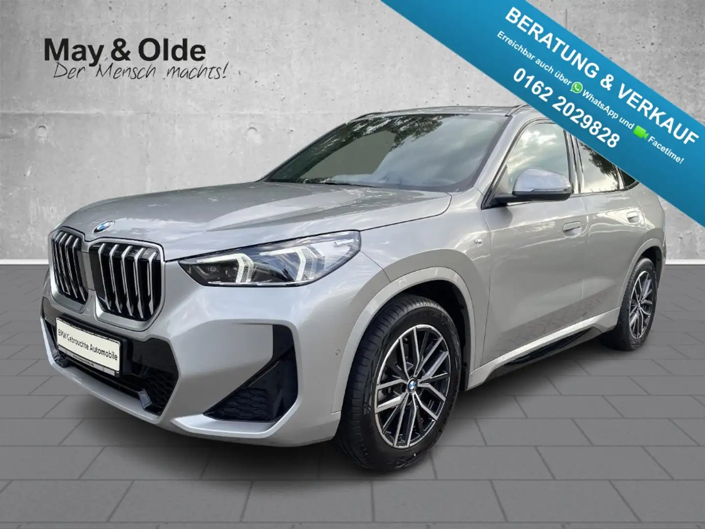 BMW X1 SDRIVE18I M Sport AHK Pano Navi Digitales Cockpit Silber - 1