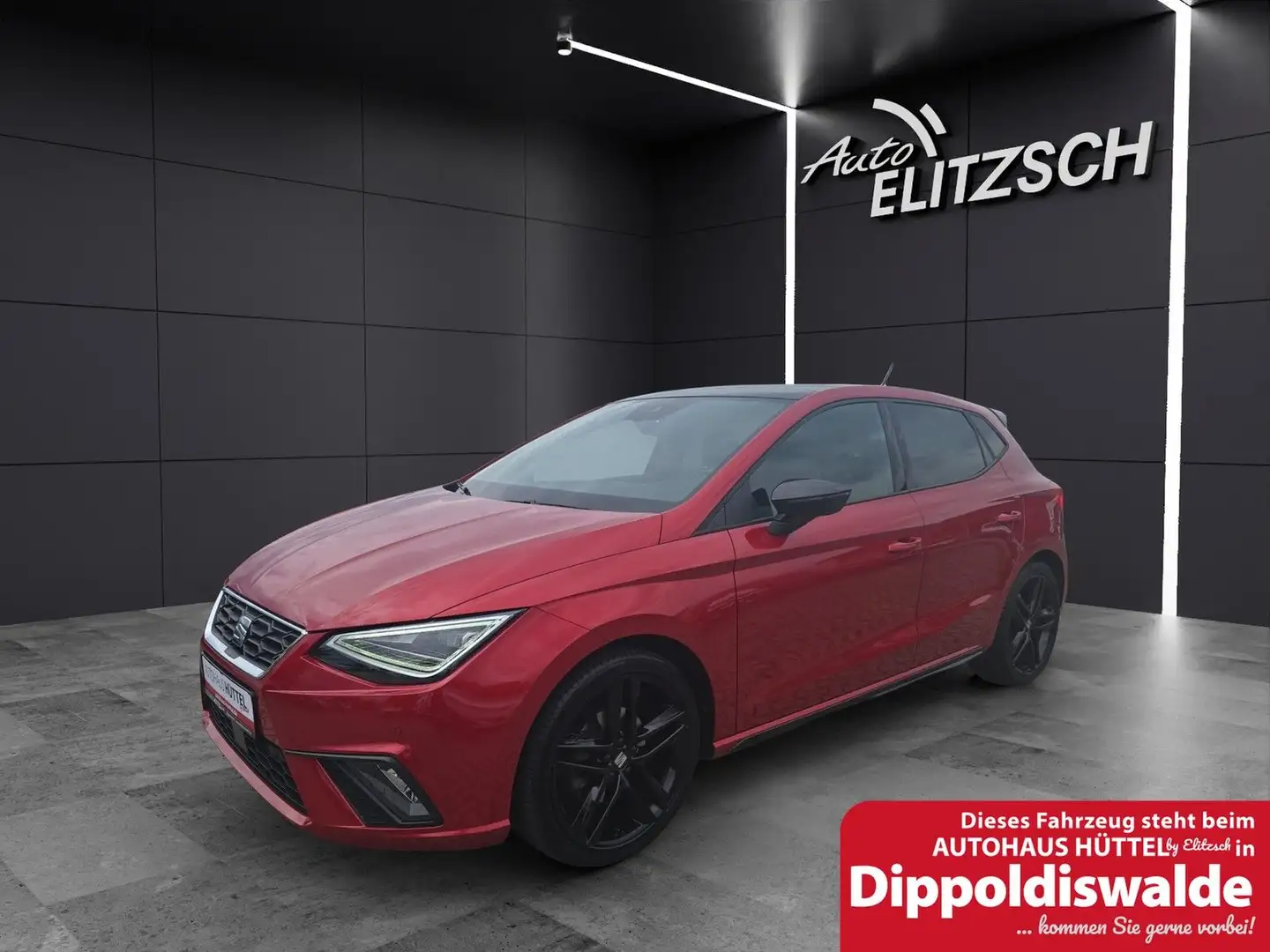 SEAT Ibiza FR 1.0 TSI Pro Black Edition AHK NAVI PANO Rouge - 1