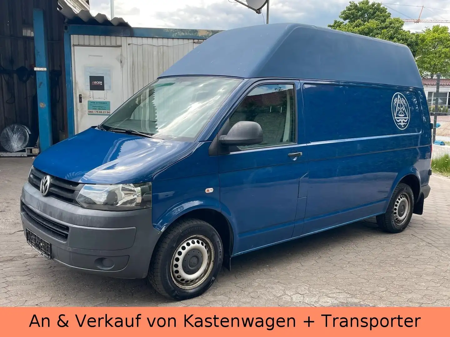 Volkswagen T5 Transporter 2.0 TDI Kasten Hochdach lang Bleu - 2