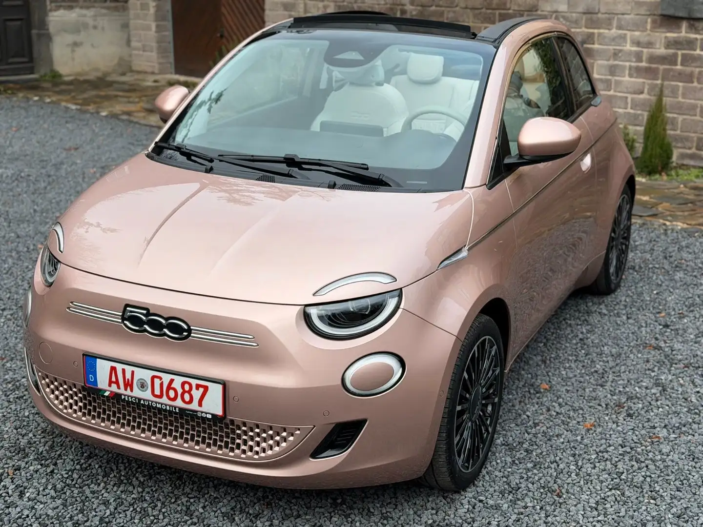 Fiat 500e La Prima Magic Eye Kamera 17Zoll Co Driver Gold - 1