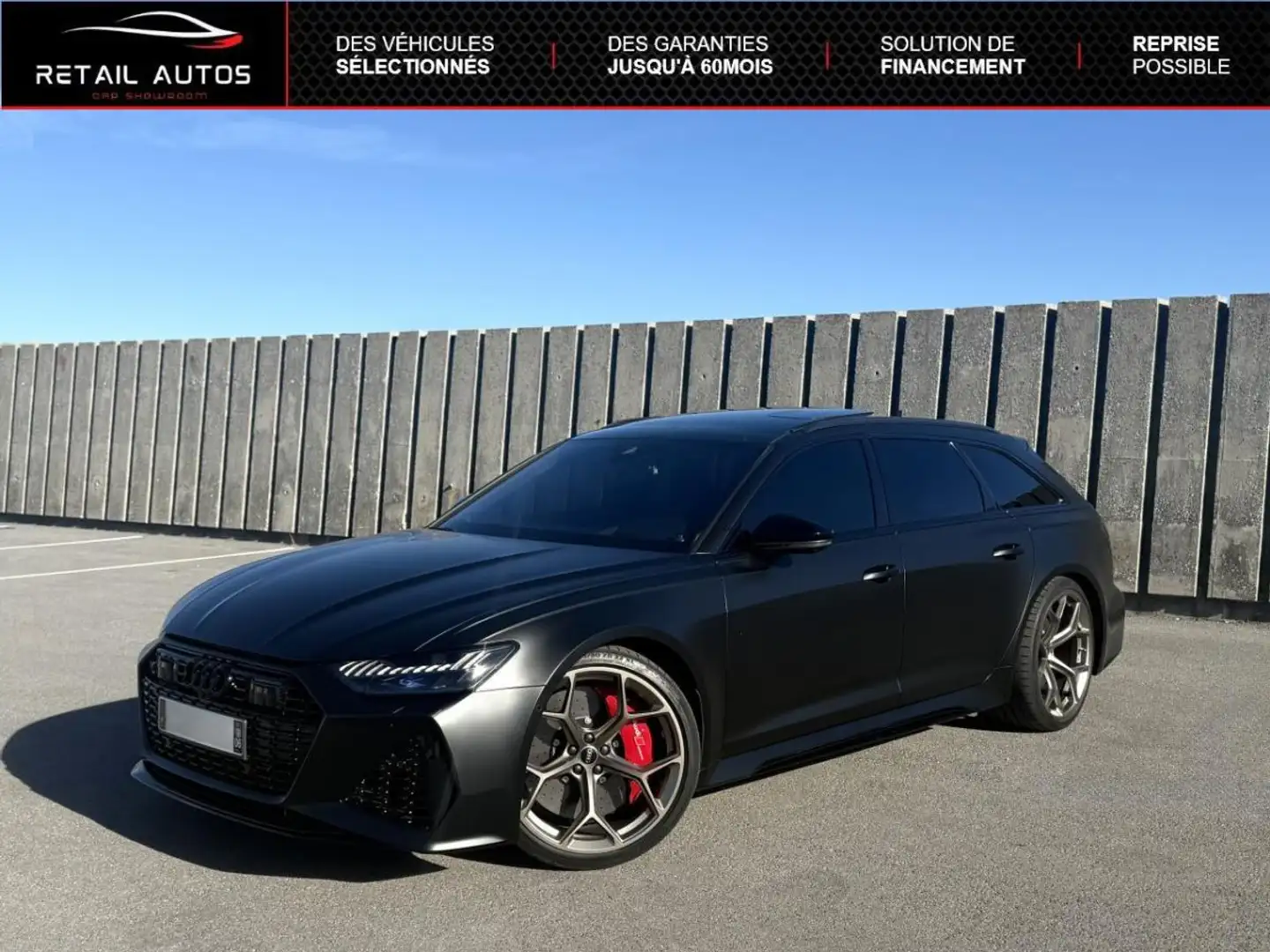 Audi RS6 AVANT 4.0 V8 TFSI 630ch Performance quattro tiptronic Чёрный - 1