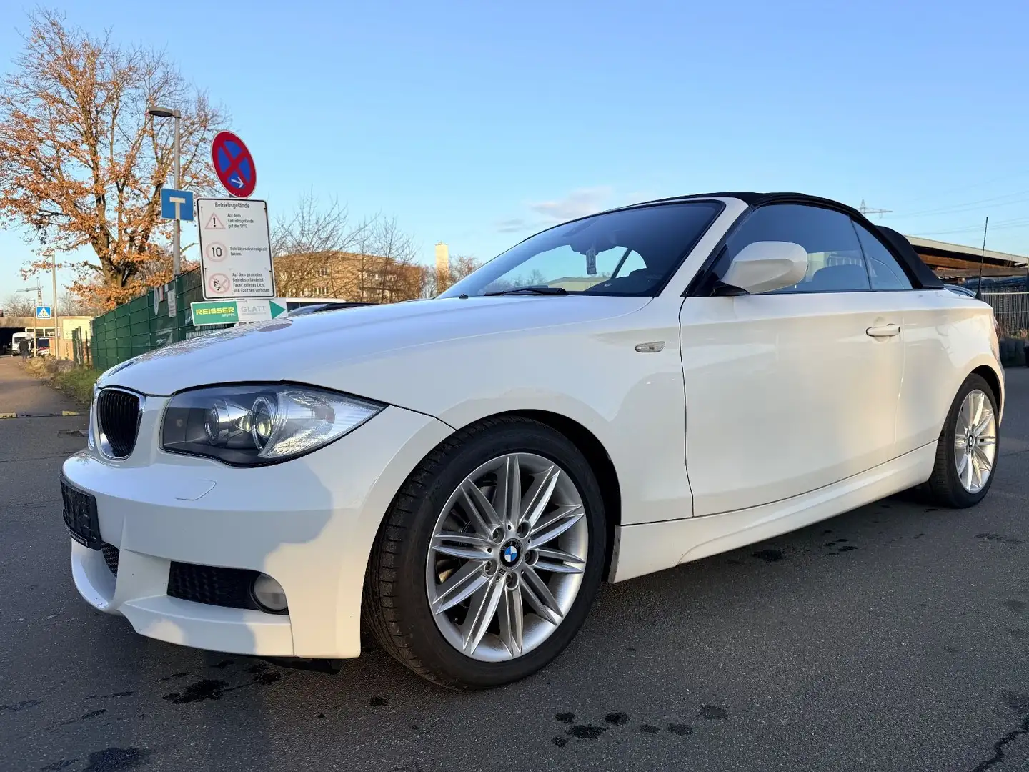 BMW 120 1 Cabrio 120i Sport-Paket M Weiß - 2