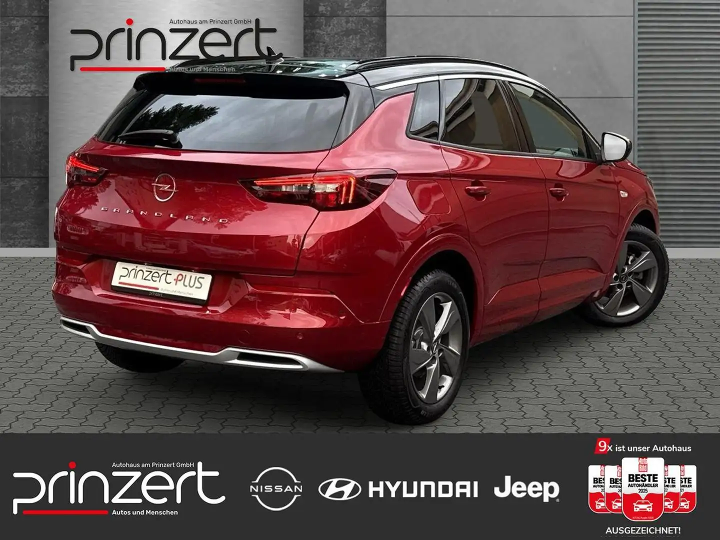 Opel Grandland 1.2 Turbo AT8 "Elegance" Ultimate*LM18" Rouge - 2