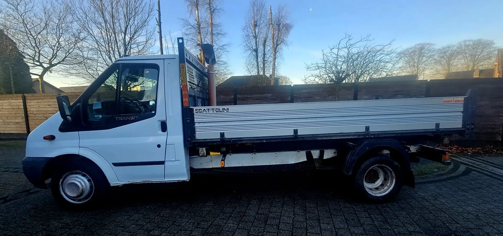 Ford Transit kipper (naar 3 kanten) Wit - 1