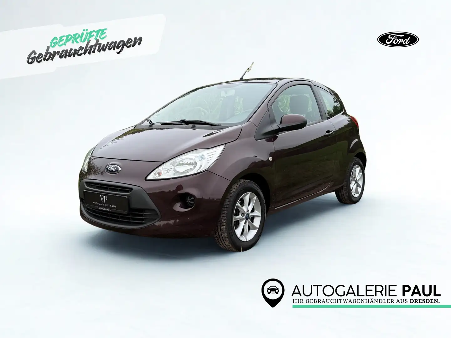 Ford Ka/Ka+ *W-PAKET*KLIMA*8 X BEREIFT*TÜV 08/27* Mauve - 1