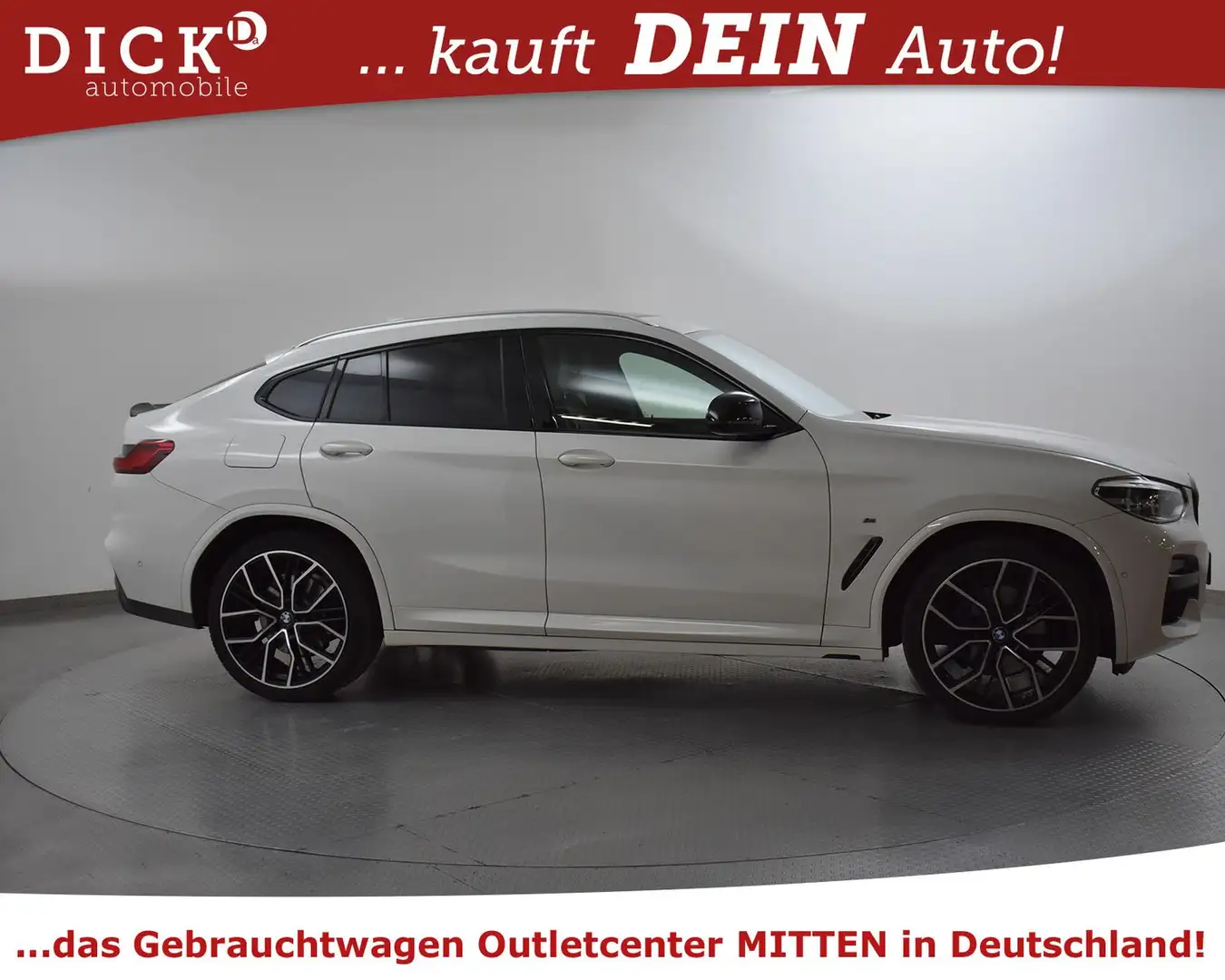 BMW X4 M SHADOW+PANOR+HEAD+VIRTU+MEMO+AHK+PROF+21 Weiß - 2
