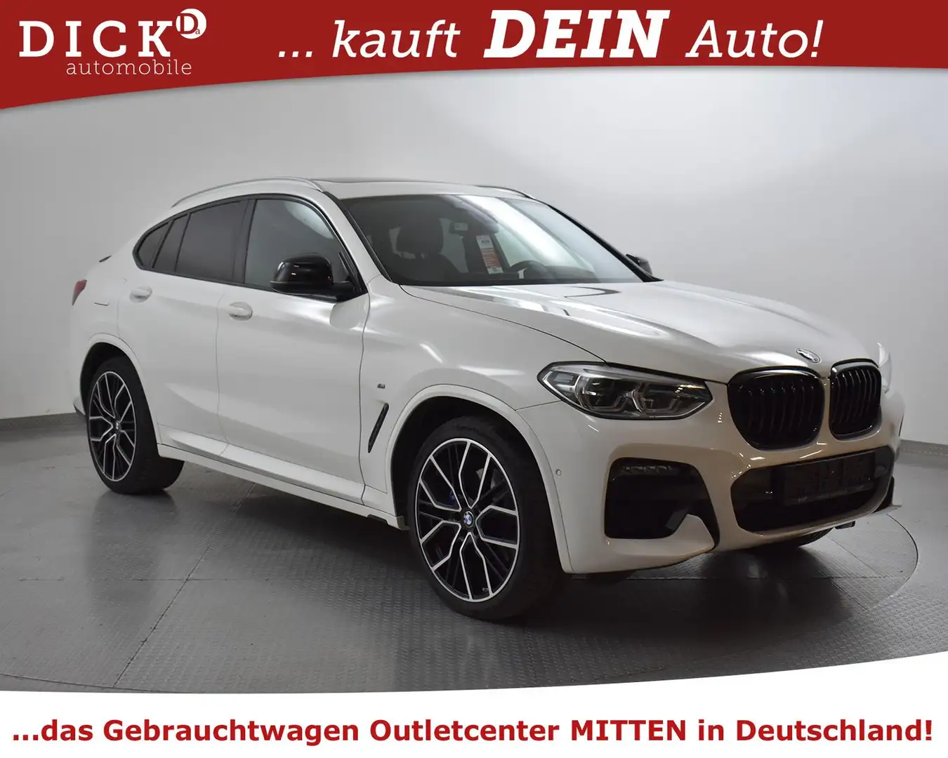 BMW X4 M SHADOW+PANOR+HEAD+VIRTU+MEMO+AHK+PROF+21 Weiß - 1