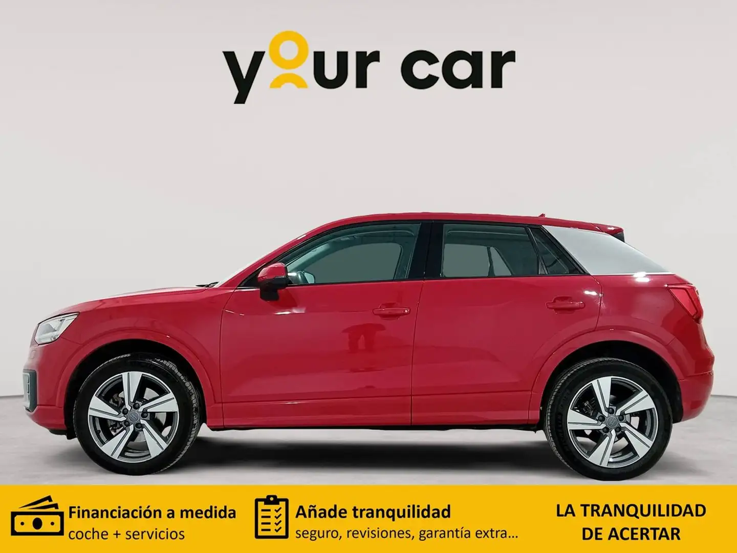 Audi Q2 1.0 TFSI Sport edition S tronic 85kW Rood - 2