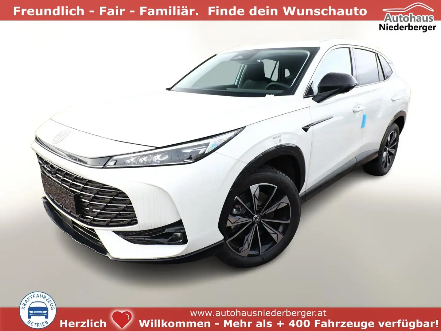 MG HS Comfort HEV+ ACC TotW Kam Nav LED Keyl 19Z 165 ... Weiß - 1