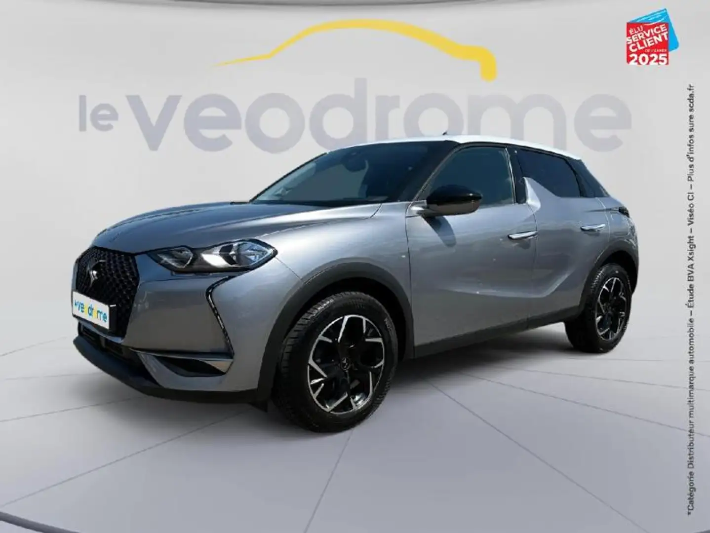 DS Automobiles DS 3 Crossback BlueHDi 110ch Faubourg Sieges chauf/cuir GPS Camer Gris - 1