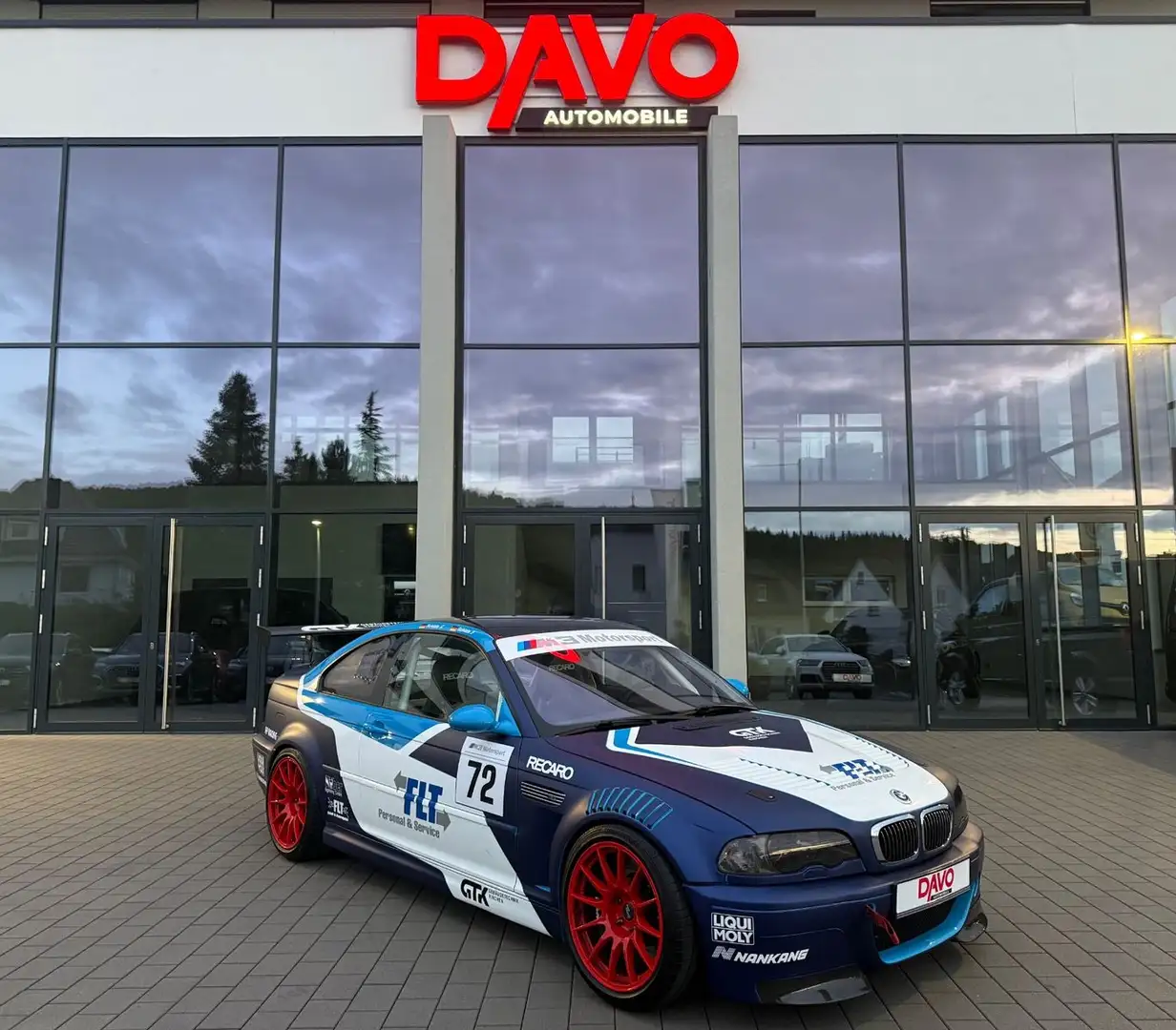 BMW M3 Coupe E46 Rennwagen mit Straßenzulassung Blauw - 1
