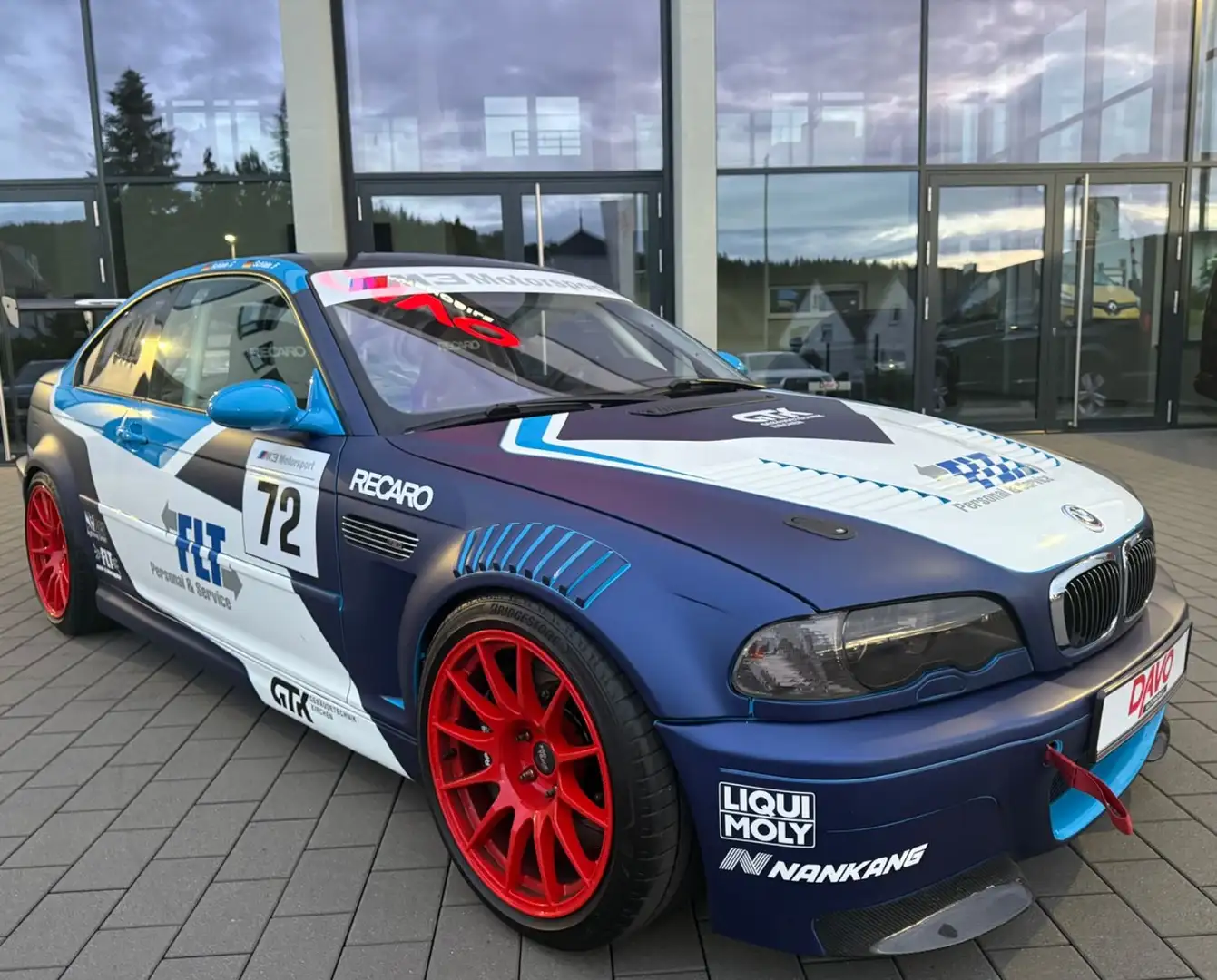 BMW M3 Coupe E46 Rennwagen mit Straßenzulassung Blauw - 2