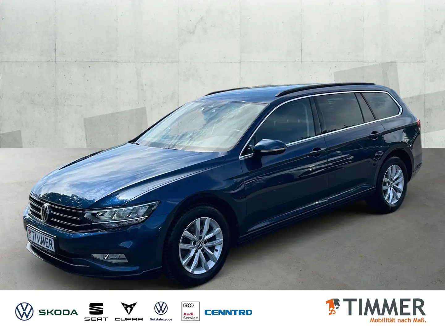 Volkswagen Passat Variant 2.0 TDI DSG BUSINESS *AHK *LED *ACC *NAVI * Bleu - 1