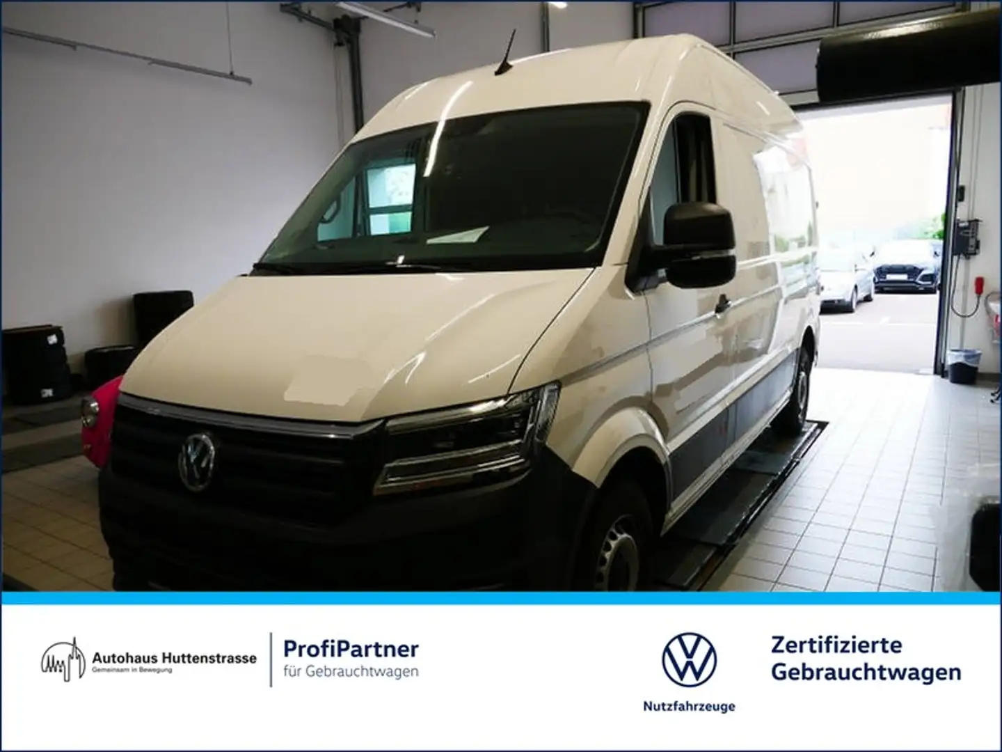 Volkswagen Crafter 35 Kasten 2.0 TDI Automatik MR LED KLIMA AHK Weiß - 1