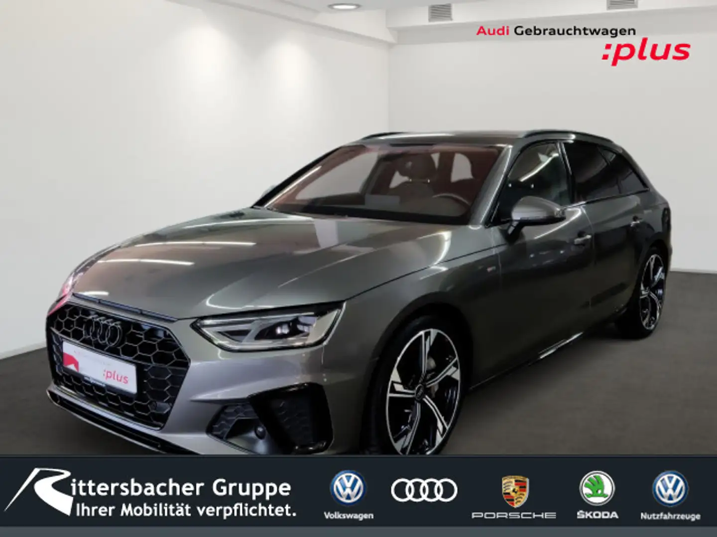Audi A4 40 TDI s-line Competition AHK BusiPaket Grau - 1