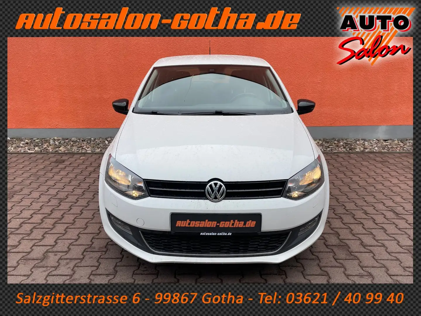 Volkswagen Polo V Match KLIMA+PDC SHZ GRA NSW FON TÜV07.26 Blanc - 2