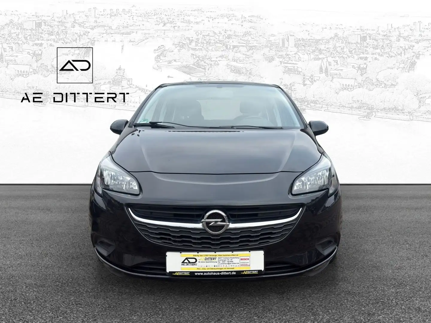 Opel Corsa E Edition+Shz+Lhz+Pdc+ Schwarz - 2