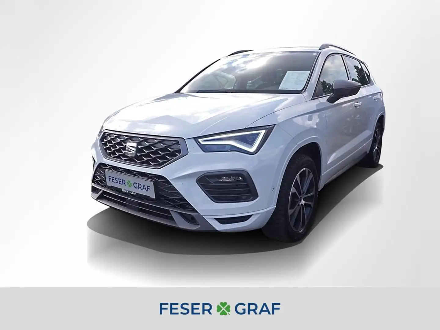 SEAT Ateca 2.0 TDI FR DSG ACC AHK Navi RüKa Sitzh. Blanc - 1