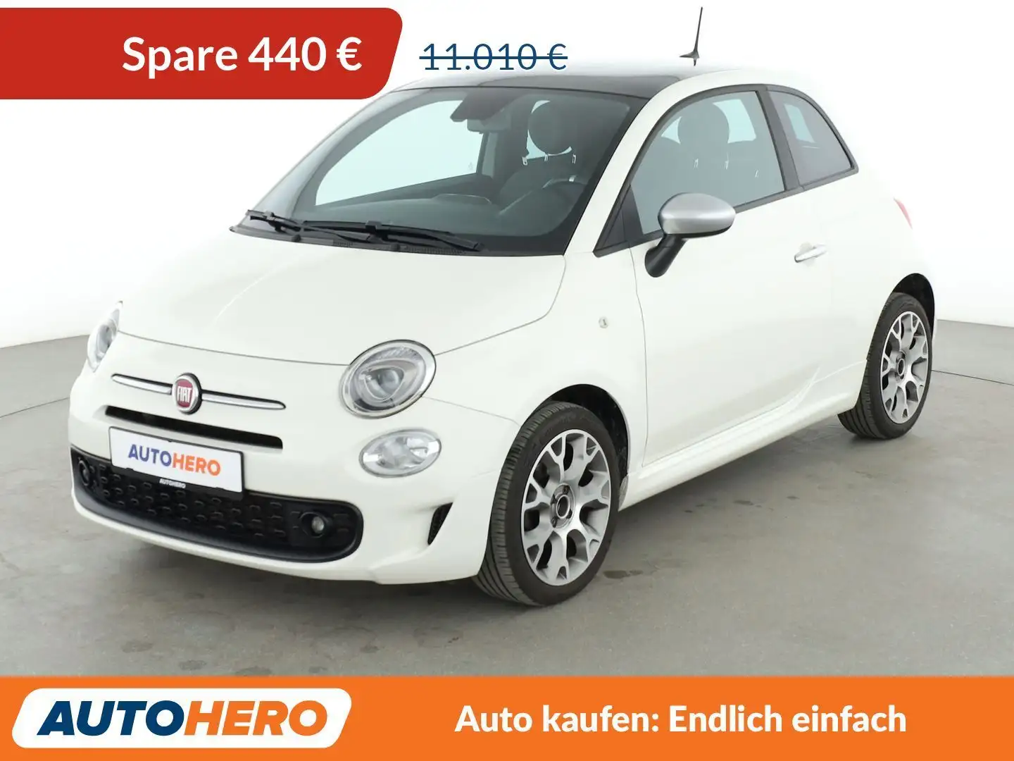 Fiat 500 1.0 Mild-Hybrid RockStar*NAVI*PDC*PANO*KLIMA* Blanc - 1