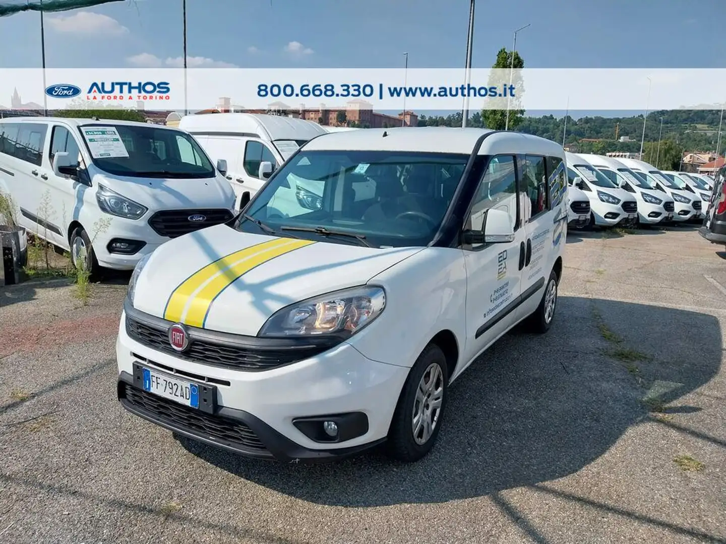 Fiat Doblo cargo 1.6 mjt 16v 105cv combi N1 E5+ F.L. Bianco - 1