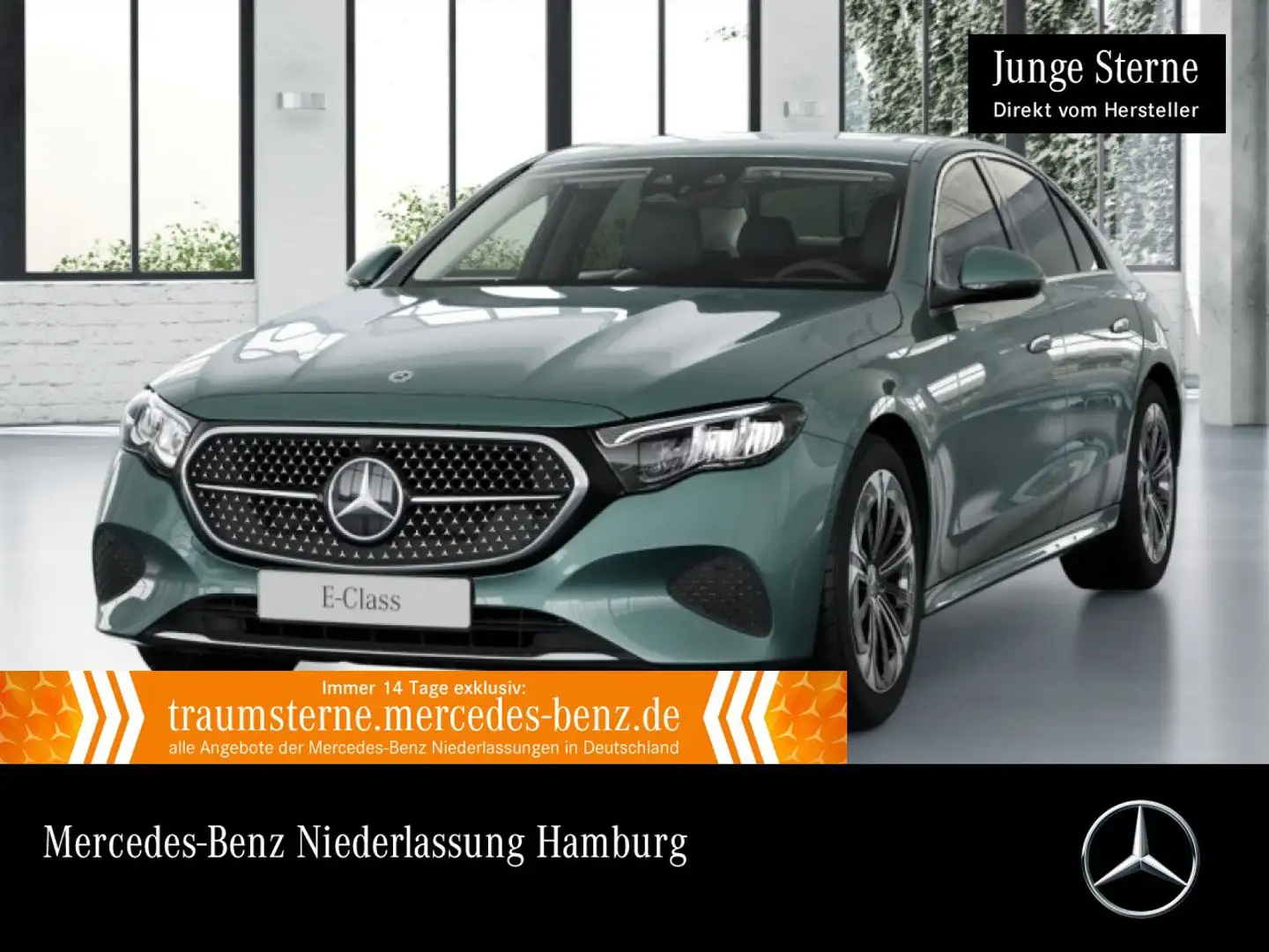 Mercedes-Benz E 300 de Avantgarde Fahrass Distr. LED AHK Kamera Argent - 1