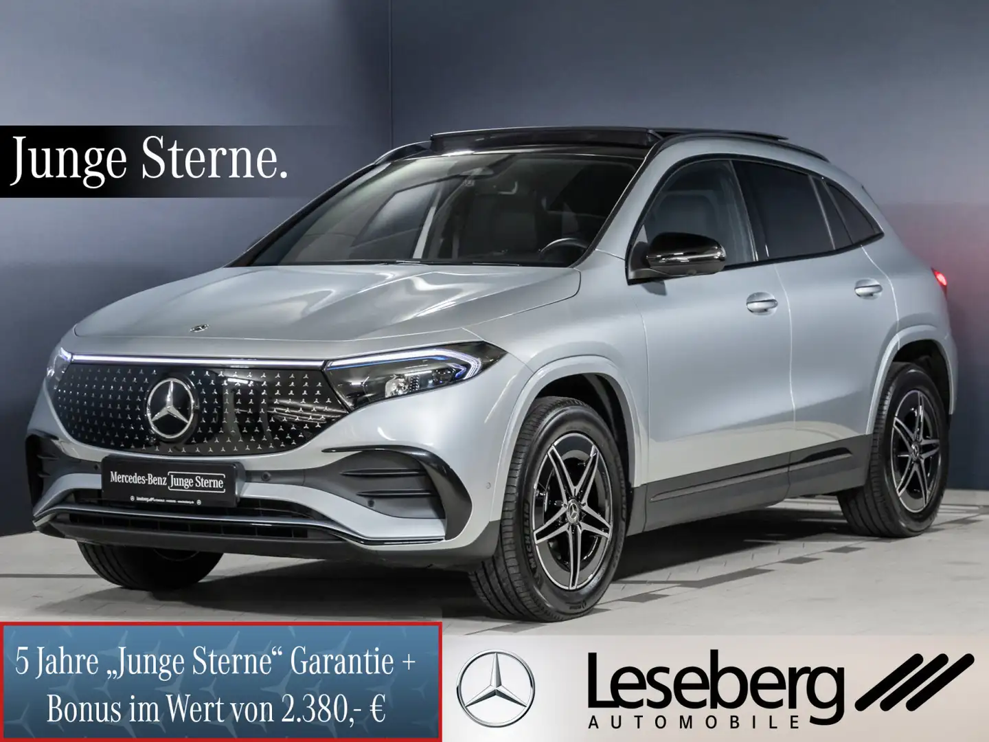 Mercedes-Benz EQA 350 EQA 350 4M AMG LED/Pano/Night/SHZ/Ambiente/360°/ Silber - 1