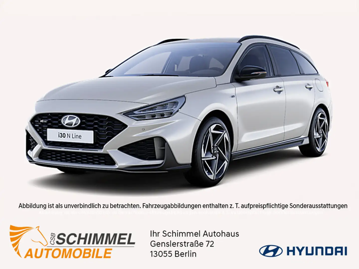 Hyundai i30 Kombi N-Line MJ25 DCT SHZ KAMERA NAVI LED Silber - 1