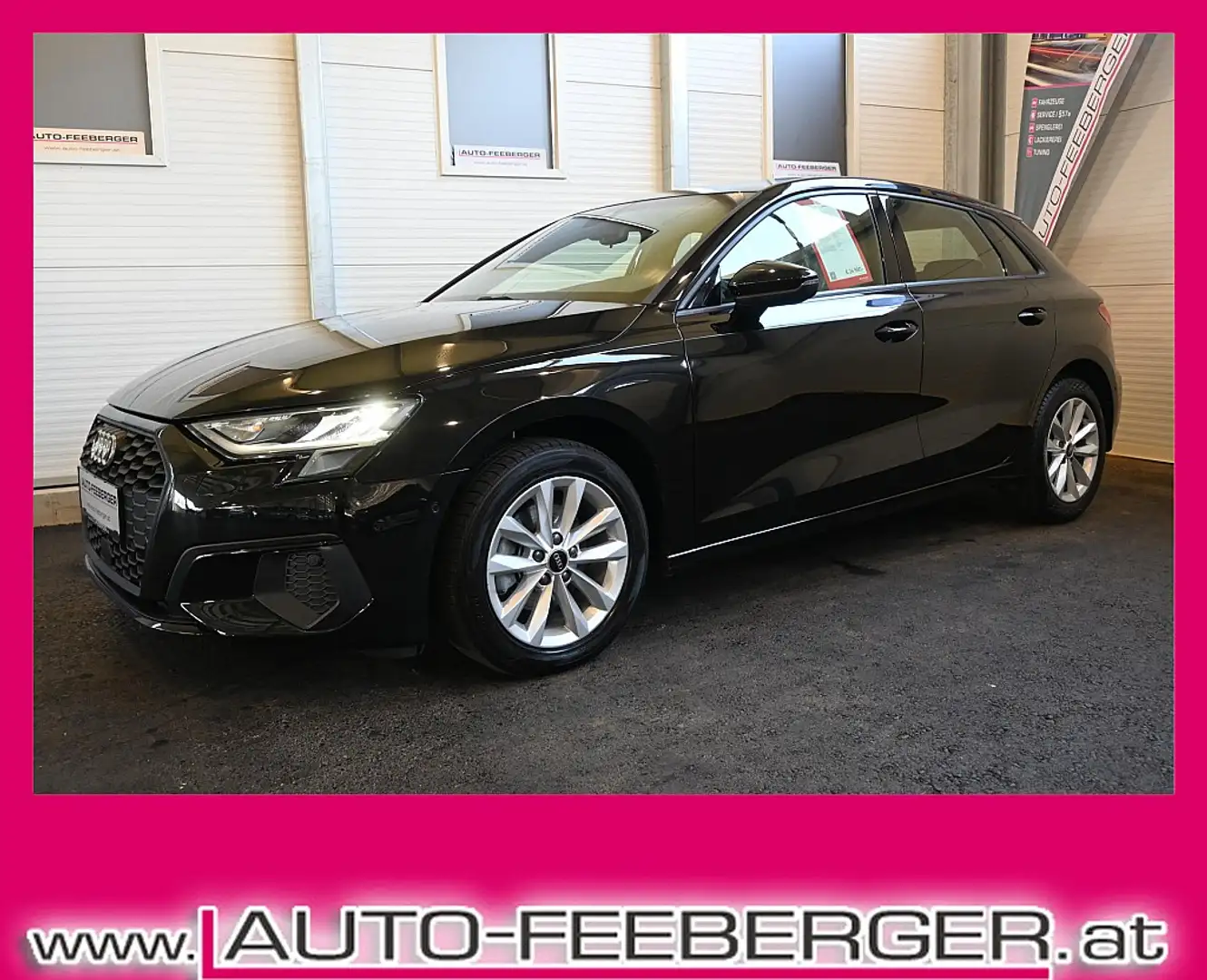 Audi A3 SB 30 TFSI S-tronic Aut,LED,Navi,ACC,Parkassist Schwarz - 1