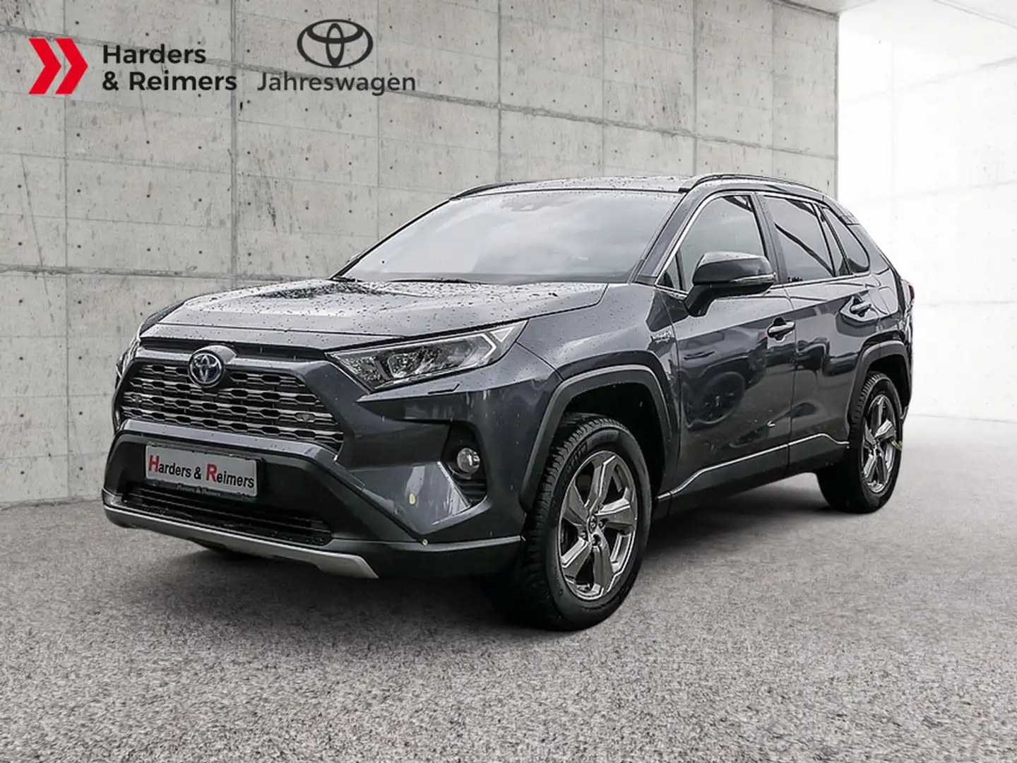 Toyota RAV 4 2.5 Hybrid Team D KAMERA AHK ACC LED Grau - 1