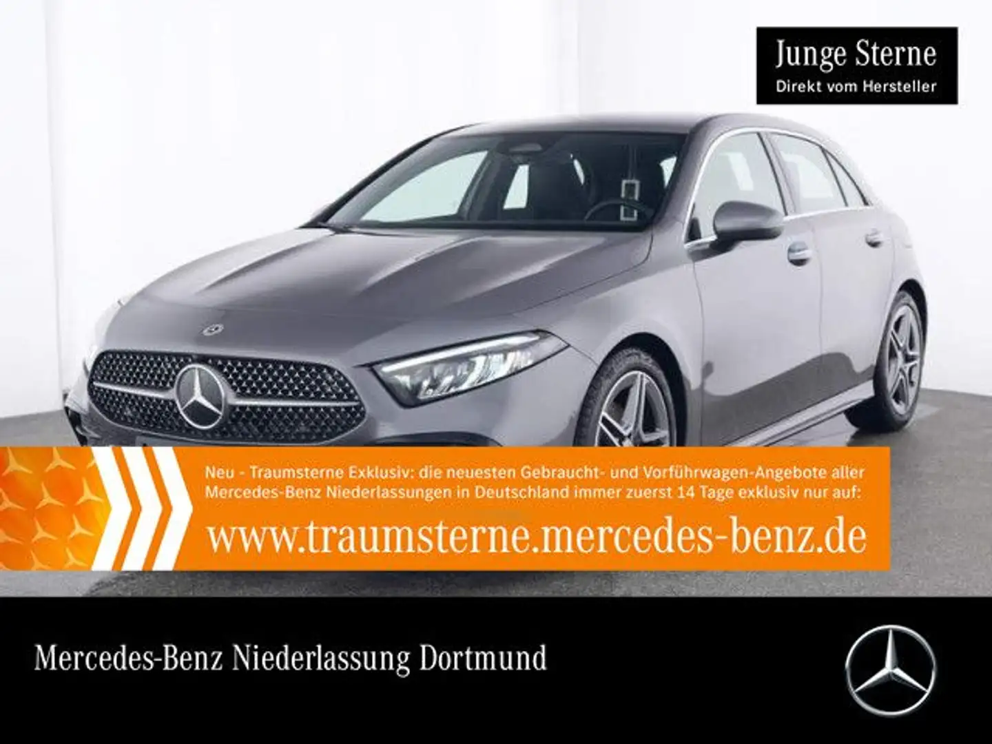 Mercedes-Benz A 200 AMG+LED+KAMERA+KEYLESS+7G Gris - 1