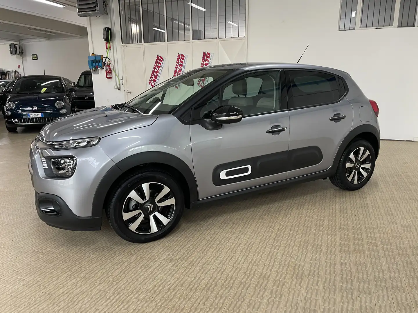 Citroen C3 1.2 110cv Max 2024 Telecamera-Navi-Sensori Grau - 1