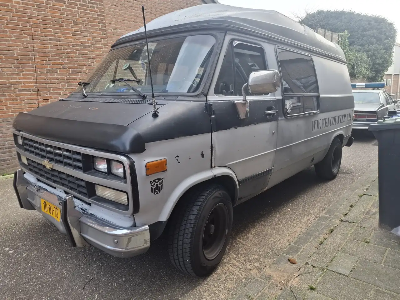 Chevrolet chevy van g20 met 200 liter lpg tank stoere bus, foto 2