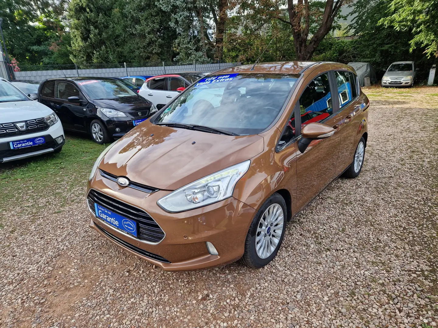 Ford B-Max Klimatro 94Tkm Navi Sitzhzg LED Tempom PDC 2Hnd Braun - 1