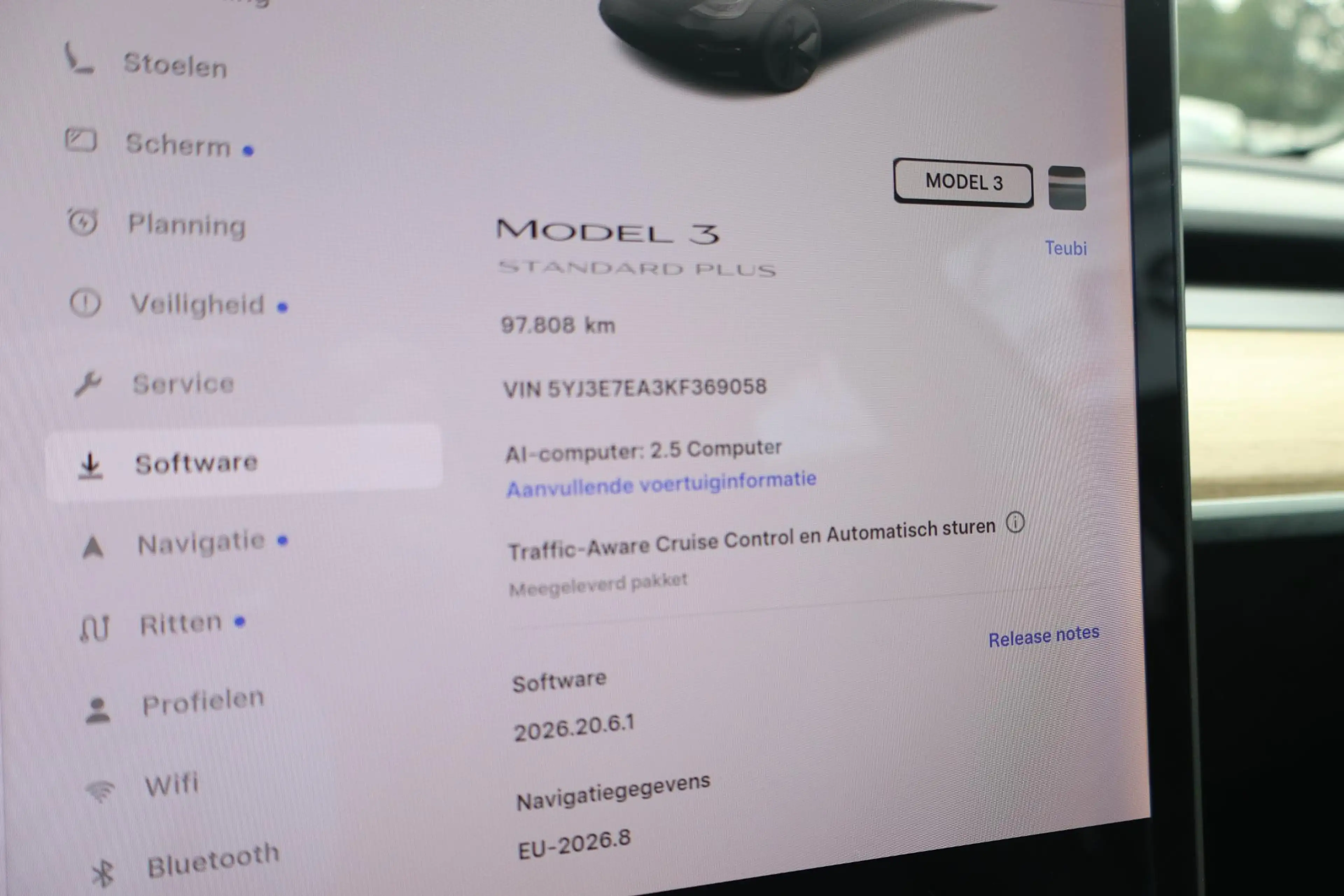 Tesla Model 3 Standard RWD Plus 60 kWh | SOH 84,6% | Computer 2. — photo 5