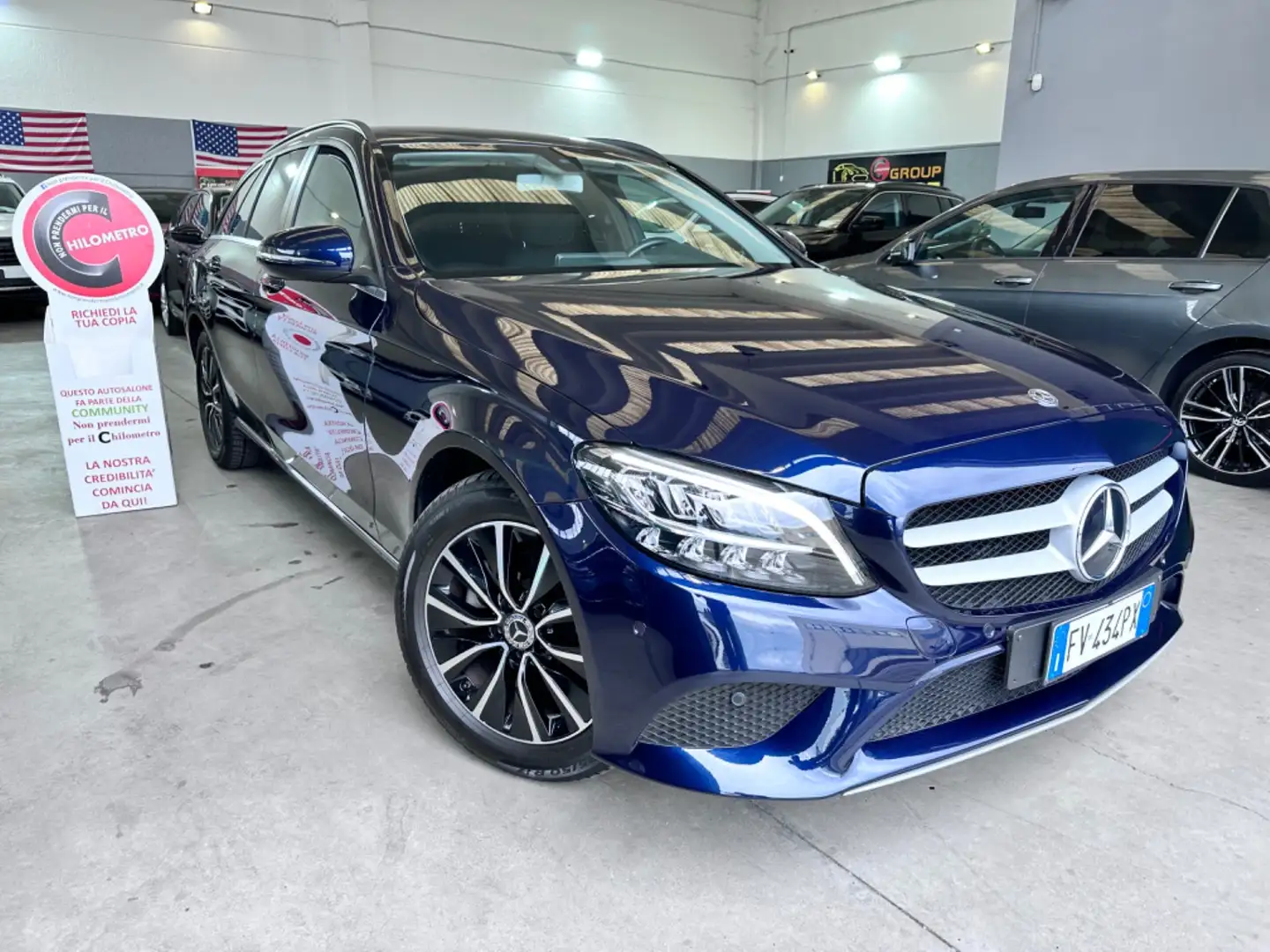 Mercedes-Benz C 180 C 180 d S.W. Auto Premium Blu/Azzurro - 1