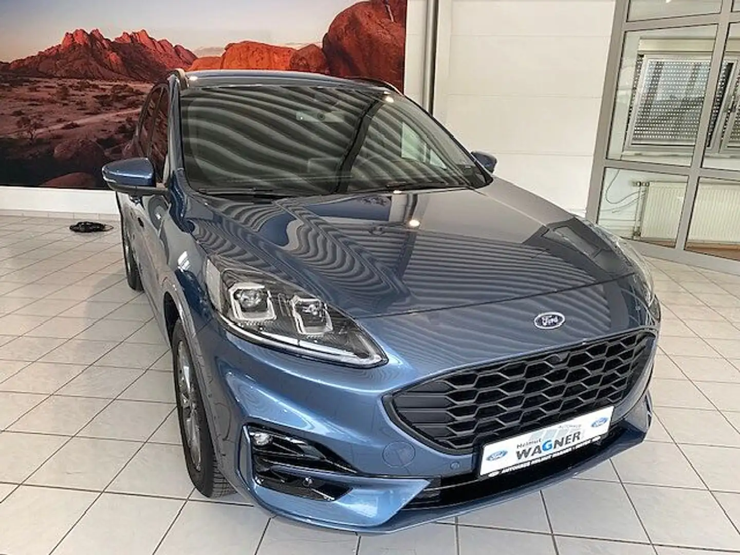 Ford Kuga 2.5 PHEV ST-LINE X/LED/iACC/TWA/RFK Albastru - 1