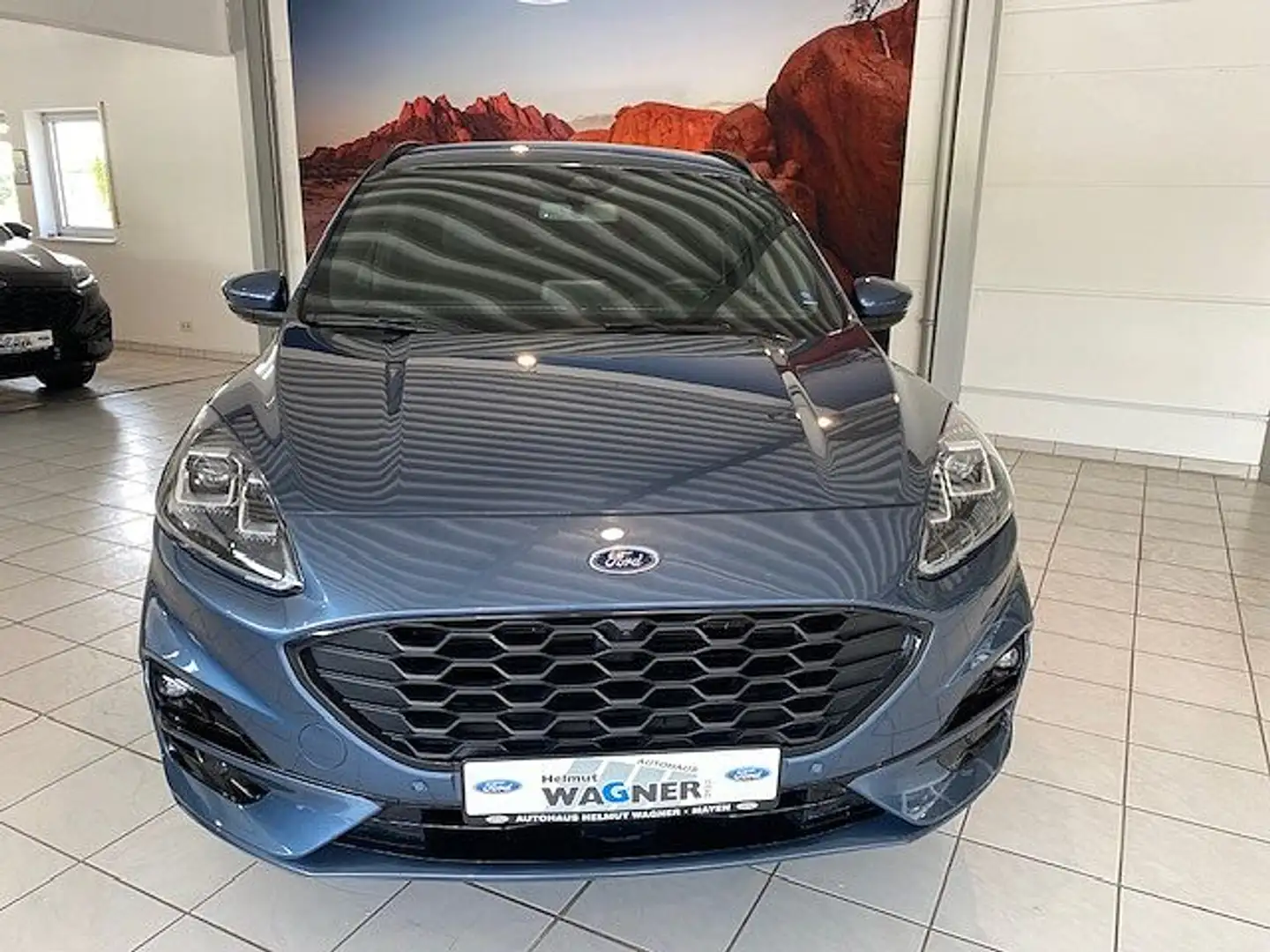 Ford Kuga 2.5  PHEV ST-LINE X/LED/iACC/TWA/RFK Blauw - 2