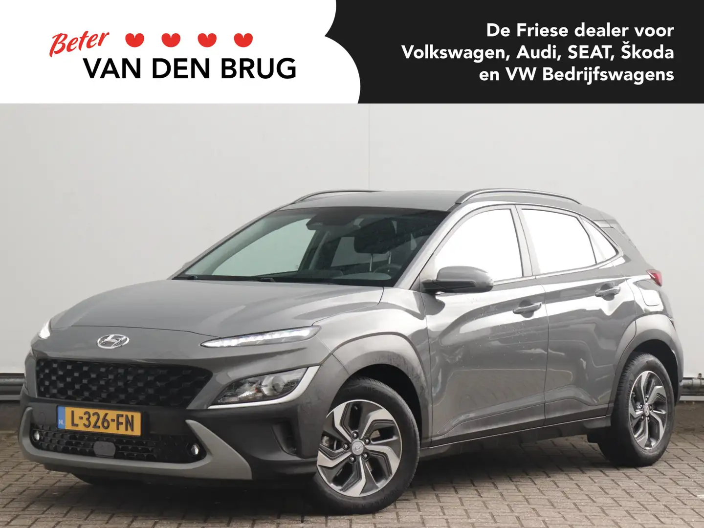 Hyundai KONA 1.6 GDI HEV Comfort Smart | Navigatie | Climate co Grijs - 1