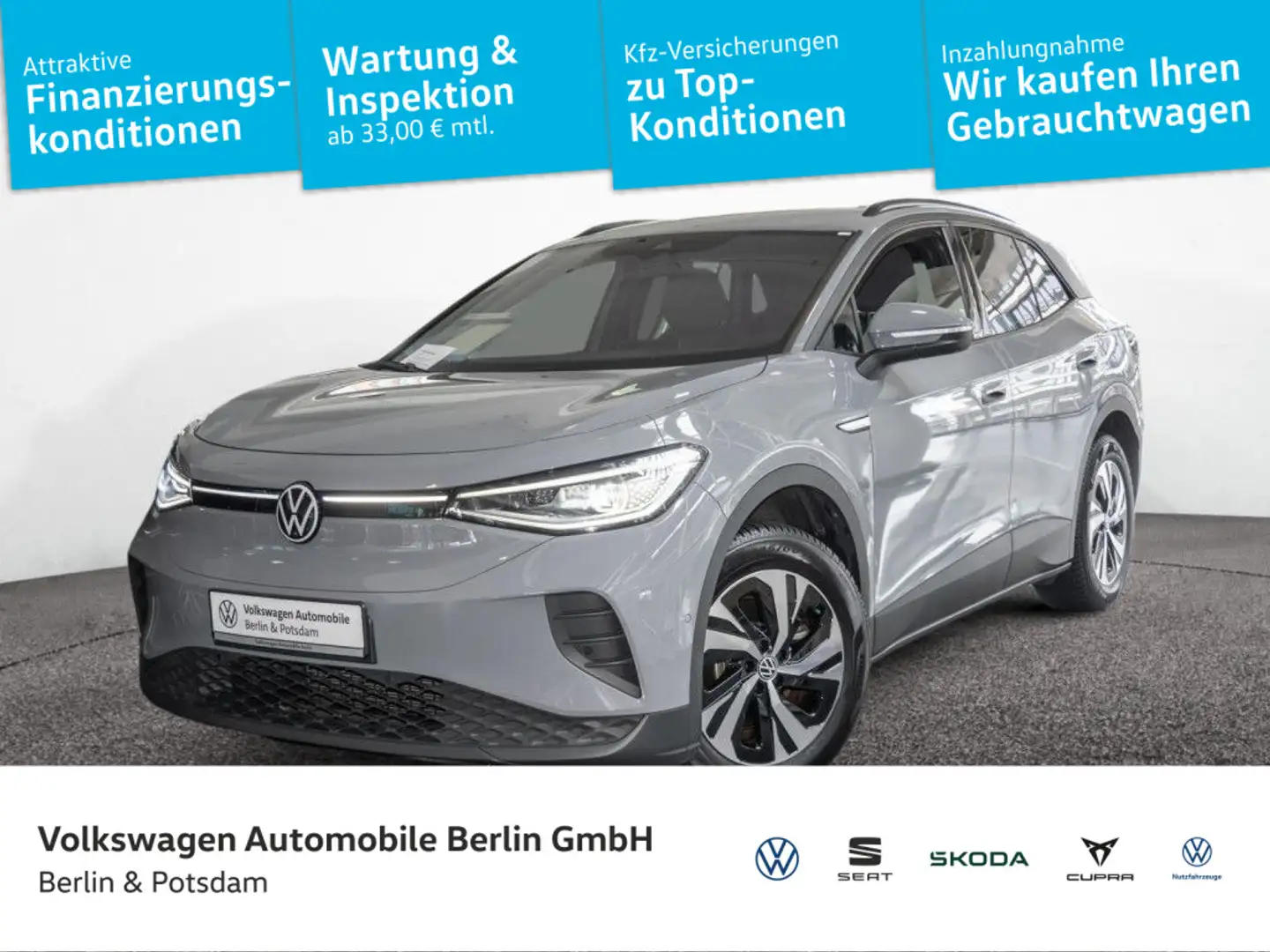 Volkswagen ID.4 Pure AreaView APP IQ.LIGHT ParkAssist Sitzh Grijs - 1