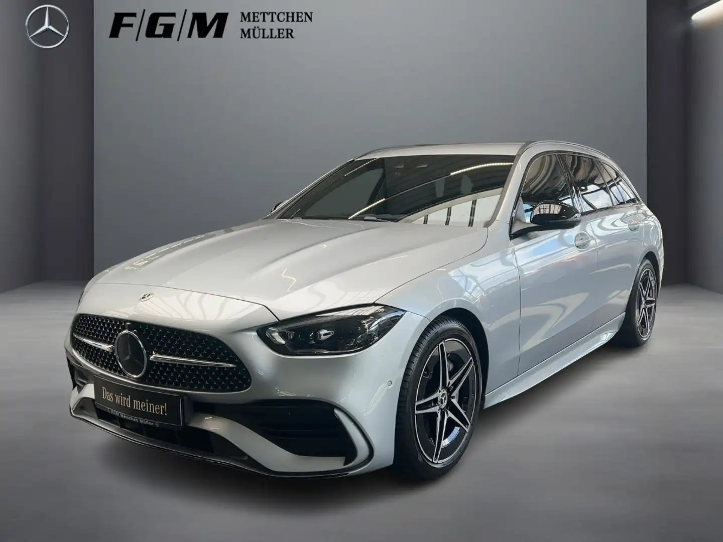 Mercedes-Benz C 300 T AMG Line DigiLight|TWA|360|Night|Sitzhz Argent - 1