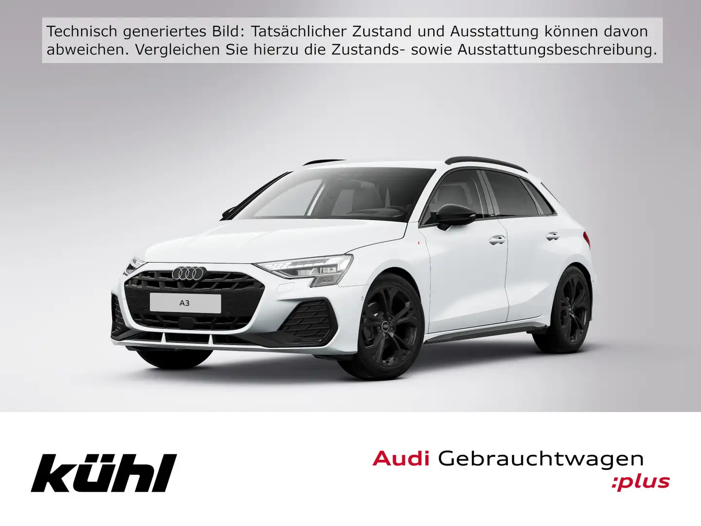 Audi A3 30 TFSI S tronic S line Navi+/Sonos Weiß - 1