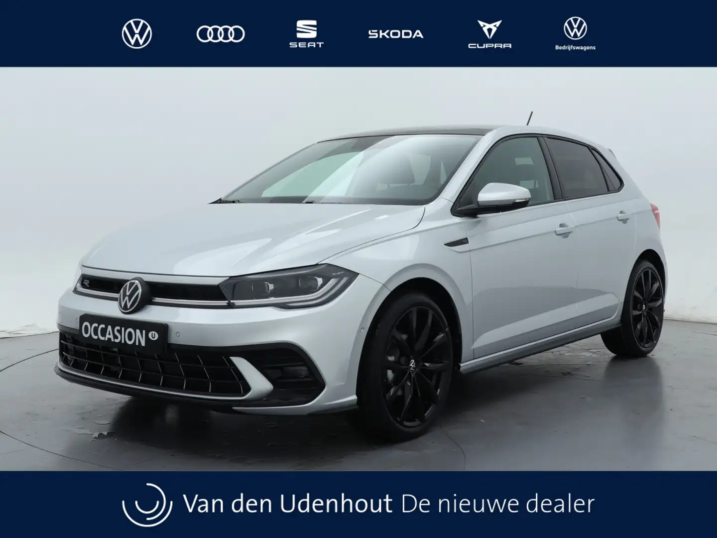 Volkswagen Polo 1.0 TSI 95pk DSG R-Line Edition Panoramadak Beats Gris - 1