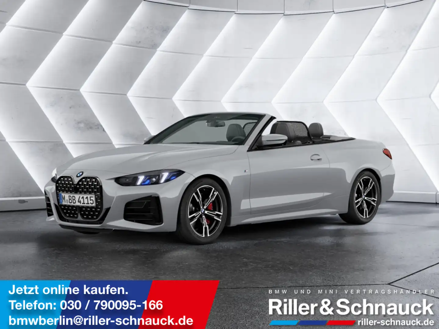 BMW 430 i Cabrio xDrive M-Sport FACEL. LED 360° Grau - 1