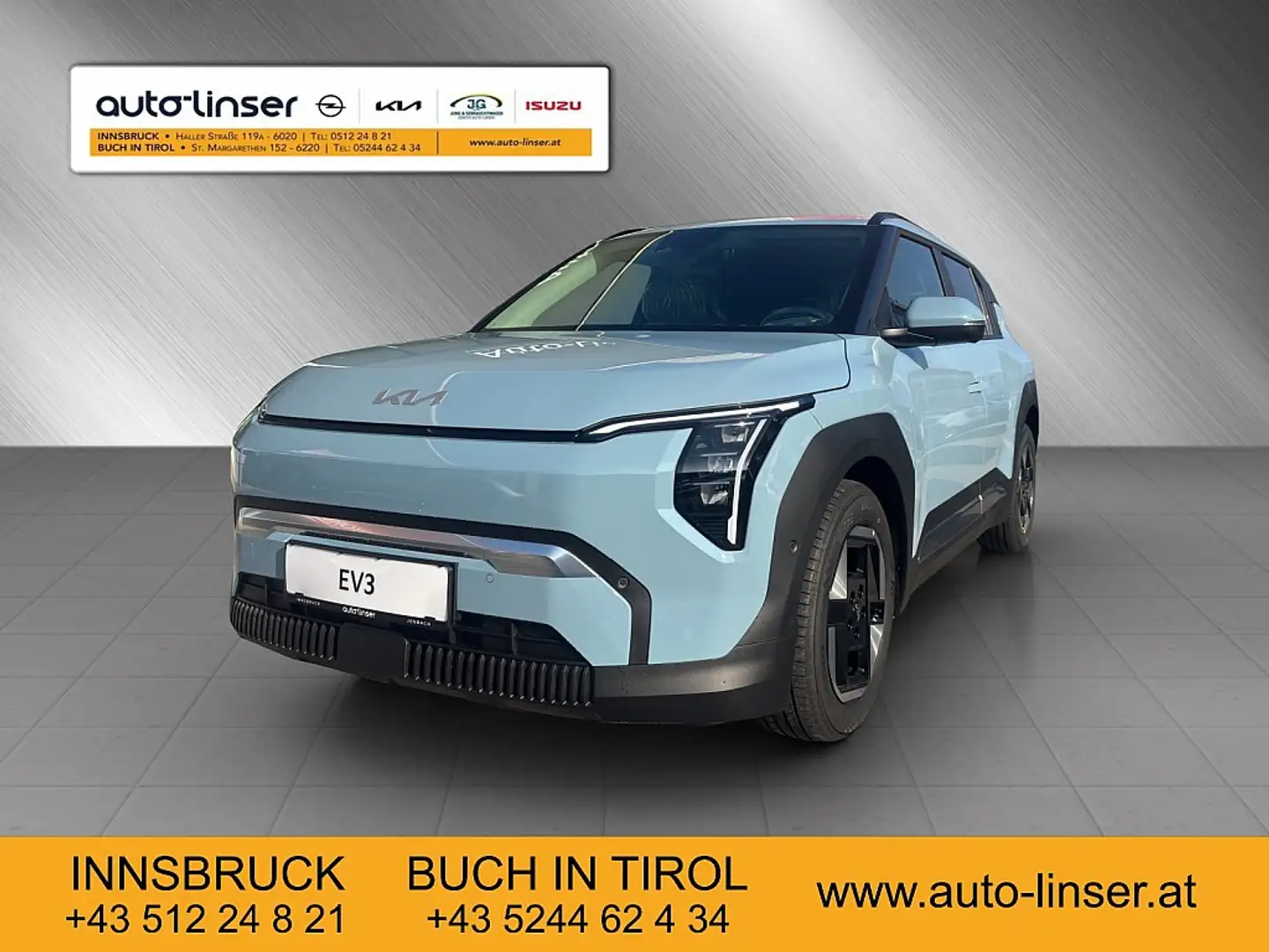 Kia EV3 FWD 81,4kWh Long Range Earth plus Blau - 1