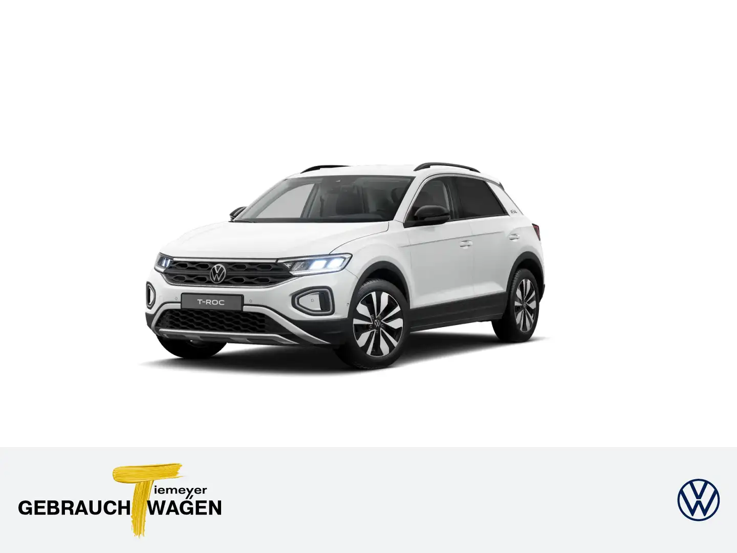 Volkswagen T-Roc 1.0 TSI GOAL NAVI LED SITZHZG PDC Weiß - 1