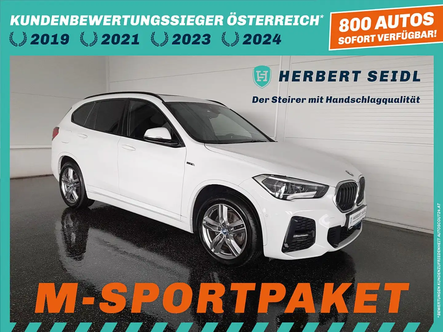 BMW X1 M-SPORT 4x4 25e Aut. *SKY / VOLL LED / NAVI / A... Blanc - 1